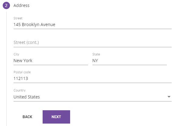 Shop Address Input Create Shop